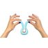 Mini G-vibe - Vibratore in silicone ricaricabile USB (menta) 