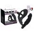 Black Velvet - Plug anale con anello pene e testicoli (nero)