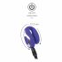 Vibratore da bocca in silicone ricaricabile You2Toys (viola) 