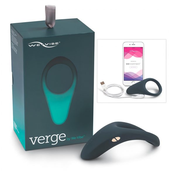 Anello Vibrante We-Vibe Verge con Stimolatore Perineale e Ricaricabile (Grigio) 