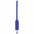 Vibratore uretrale in silicone cavo You2Toys - blu (7mm) 