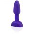 b-Vibe Rimming - vibratore anale con perline rotanti (viola)