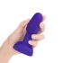 Vibratore anale b-Vibe Rimming con perline rotanti (viola) 