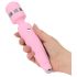 Pillow Talk Cheeky Wand - vibratore massaggiante ricaricabile (rosa)