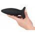 Vibratore Anale Silenzioso in Silicone per Principianti Black Velvet S - Ricaricabile - Piccolo (Nero) 