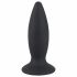 Vibratore Anale Black Velvet M Ricaricabile per Intermedi - Nero 