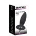 Vibratore Anale Black Velvet M Ricaricabile per Intermedi - Nero 