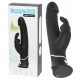 Happyrabbit Realistic - vibratore realistico impermeabile con braccio per clitoride ricaricabile (nero)