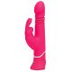 Vibratore Rabbit Ricaricabile con Funzione di Spinta e Stimolatore Clitorideo (rosa) 