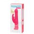 Happyrabbit Thrusting - vibratore con funzione di spinta e braccio stimolatore del clitoride ricaricabile (rosa)