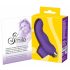 Ditalino Ondulato in Silicone SMILE - Massaggiatore per Punto G (Viola) 