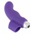 SMILE Finger - vibratore a onda in silicone per dita (viola)