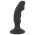 Black Velvet - vibratore anale nero con pene ricaricabile