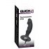 Black Velvet - vibratore anale nero con pene ricaricabile