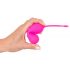 SMILE Love Balls - uovo vibrante rosa con telecomando e batteria ricaricabile