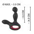 You2Toys Massager - vibratore prostatico rotante e riscaldante (nero)