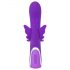 SMILE Turbo Rotante - Vibratore con testa girevole e stimolatore clitorideo (viola)