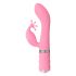 Pillow Talk Kinky - vibratore per il punto G ricaricabile a due moti (rosa) 