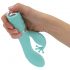 Vibratore Ricaricabile in Silicone per Punto G con Doppio Motore e Stimolatore Clitorideo "Pillow Talk Kinky" (Turchese) 