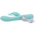 Vibratore Ricaricabile in Silicone per Punto G con Doppio Motore e Stimolatore Clitorideo "Pillow Talk Kinky" (Turchese) 