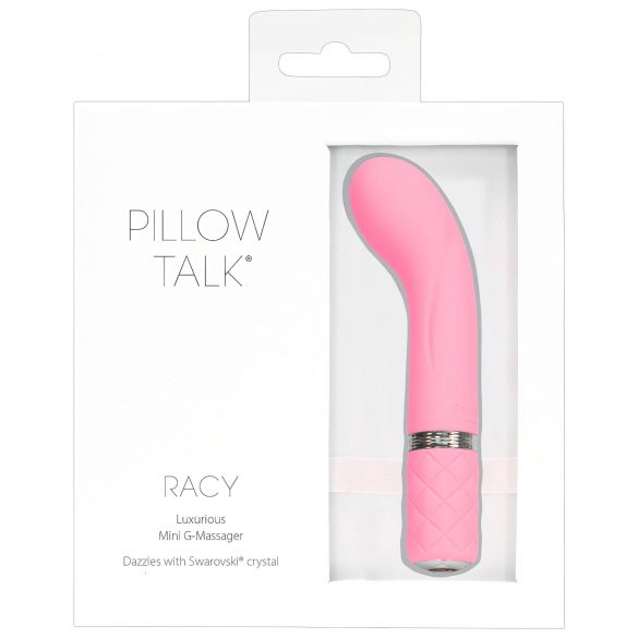 Pillow Talk Racy - vibratore G-Spot ricaricabile e sottile (rosa)