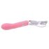 Vibratore per Punto G Ricaricabile "Pillow Talk Racy" in Silicone con Cristallo Swarovski - Dimensione Compatta (Rosa) 