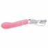 Vibratore per Punto G Ricaricabile "Pillow Talk Racy" in Silicone con Cristallo Swarovski - Dimensione Compatta (Rosa) 