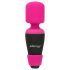 Vibratore Massaggiante Compatto PalmPower Pocket con Custodia e Ricarica USB (Rosa-Nero) 