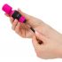 Vibratore Massaggiante Compatto PalmPower Pocket con Custodia e Ricarica USB (Rosa-Nero) 