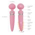 Vibratore massaggiante Pillow Talk Sultry con riscaldamento e doppio motore (rosa) 