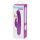 Vibratore Impermeabile Slim per Principianti con Carica USB e Stimolatore Clitorideo a Forma di Coniglio (Viola) 