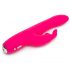 Vibratore Impermeabile Curvo Slim con Stimolatore Clitorideo Ricaricabile Happyrabbit (rosa) 