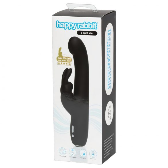 Happyrabbit G-Spot Slim - vibratore (nero)