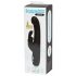 Vibratore Impermeabile Slim per Punto G con Stimolatore Clitorideo Happyrabbit (nero) 