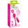 Palline dell'amore SMILE - Uovo vibrante ricaricabile da 82g con telecomando (rosa) 