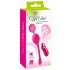 Palline dell'amore SMILE - Uovo vibrante ricaricabile da 82g con telecomando (rosa) 