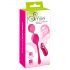 Palline dell'amore SMILE - Uovo vibrante ricaricabile da 82g con telecomando (rosa) 