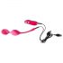 Palline dell'amore SMILE - Uovo vibrante ricaricabile da 82g con telecomando (rosa) 