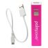 Vibratore Massaggio PalmPower - USB con Powerbank da 2600mAh (rosa-grigio) 