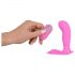 SMILE G-Spot Panty - vibratore ricaricabile con telecomando da indossare (rosa)