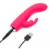 Mini Vibratore Impermeabile con Stimolatore Clitorideo Ricaricabile Happyrabbit (rosa) 