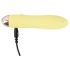 Cuties Mini Giallo - vibratore a barra in silicone ricaricabile