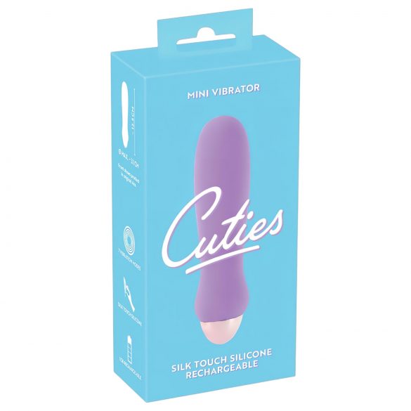 Cuties Mini Viola - Vibratore in Silicone Ricaricabile (lilla) 