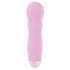 Vibratore Cuties Mini Rose in silicone ondulato ricaricabile (rosa) 