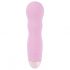 Vibratore Cuties Mini Rose in silicone ondulato ricaricabile (rosa) 