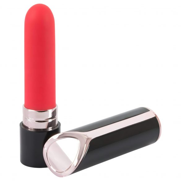 Vibratore a Forma di Rossetto Ricaricabile You2Toys (Rosso-Nero) 