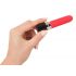 You2Toys - vibratore a rossetto ricaricabile (rosso-nero)