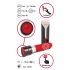 You2Toys - vibratore a rossetto ricaricabile (rosso-nero)