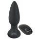 Vibratore Anale Nero Black Velvet con Telecomando e Batteria Ricaricabile 