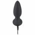 Black Velvet - vibratore anale ricaricabile con telecomando (nero)